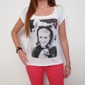 Catherine Deneuve : T-shirt imprim photo de star