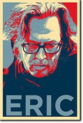 Eric Clapton - Art Print (Parodie Obama Hope) Poster Photo Glac Cadeau 30x20 cm affiche 30 x 20 cm
