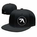Yhsuk Aphex Twin Unisex Fashion Cool Adjustable Snapback Baseball Cap Hat One Size Black