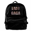 NJIASGFUI Sac  dos en toile Lady Gaga Love Loisirs Tennis Gym Randonne Ordinateur portable Sac  dos Sac  bandoulire pour homme et femme