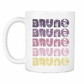 JOJOLASQ Bruno Retro Man Woman Mars Big Fans Music Ceramic Coffee Tea Mug Cup 11oz Gift for Women Men Teens (White)