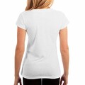 JEWold Tee-Shirt Femme col V Tom Tom Club Rockers Women's V-Neck Tees T-Shirts T Shirts White