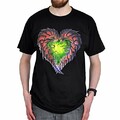 Star Wars - T-Shirt sur Le thme du Jeu Starcraft 2 Zerg Heart Coton Noir