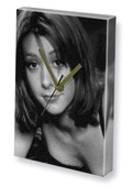ALYSON HANNIGAN - Canvas Clock (A4 - Signed by the Artist) #js007