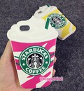 FlappyKiwi? Novelty Starbucks Coffee Mug Ice Cream Frappuccino Silicone Case Cell Phone Cases Covers for Iphone 5S, Iphone 6 4.7'', Iphone 6 Plus 5.5'