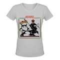 Aswad Aswad Funny ladies V-Neck T-Shirt XXXX-L