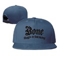 XCarmen Okpk Rare Bone Thugs-N-Harmony Clip Plain Adjustable Snapback Hat Baseball Cap Unisex Ash Navy