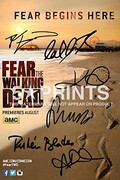 Fear The Walking Dead Poster ddicac Par 6 lames en rub?n, falaise, Curtis Alycia Debnam-Carey, Kim Dickens Frank Dillane, Robert Kirkman Style A