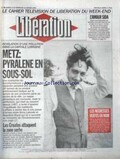LIBERATION [No 3632] du 23/01/1993 - METZ - PYRALENE EN SOUS-SOL LES CROATES ATTAQUENT LA ZONE SERBE LES NEGRESSES VERTES EN NOIR