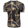 Xinan Hommes 3D Pattern imprim T-Shirts Chemise  Manches Courtes  Manches Courtes T-Shirts Blouse Tops Grande