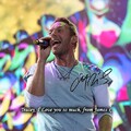Chris Martin - Coldplay 1 Personalised Gift Print Mouse Mat Autograph Computer Rest Mouse Mat Compatible with Laser and Optical Mice (No Personalised Message)