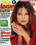 TELE LOISIRS N? 535 du 27-05-1996 ALISON ARMITAGE - POURQUOI J'AI POSE NUE - PERDU DE VU