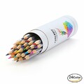 Crayons de couleur 24 crayons couleurs de bois professionnels Non Toxique et Ecologique Art Dessin Crayons de coloriage de Haute Qualit pour Livre de coloriage et Mandala - FUNLAVIE