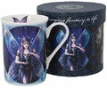 Nemesis Now B3759K8 Enchantment Anne Stokes Mug en porcelaine Violet 12 cm