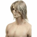Kolight europenne USA Hot Homme Perruques court Blond Couleur or pour homme Aspect naturel synthtique Perruque de cheveux de haute qualit
