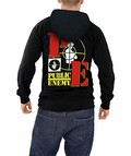 Public Enemy Sweat-Shirt  Capuche Target Band Logo Nouveau Officiel Noir